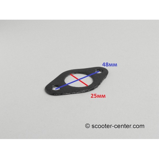 Těsnění výfuku -RMS- Piaggio 50 cc AC/LC (typ HiPer 2)