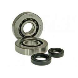 Sada ložisek na kliku -SKF- C4 Piaggio 50 2T - separátor polymeru