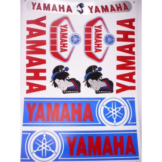Stickers kit 250х350mm YAMAHA 1648