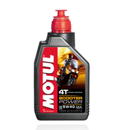 Olej -MOTUL- Skútr Power 5W40 4Т 1L