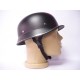 Helmet -EU- retro, matte black, universal size, model 1893