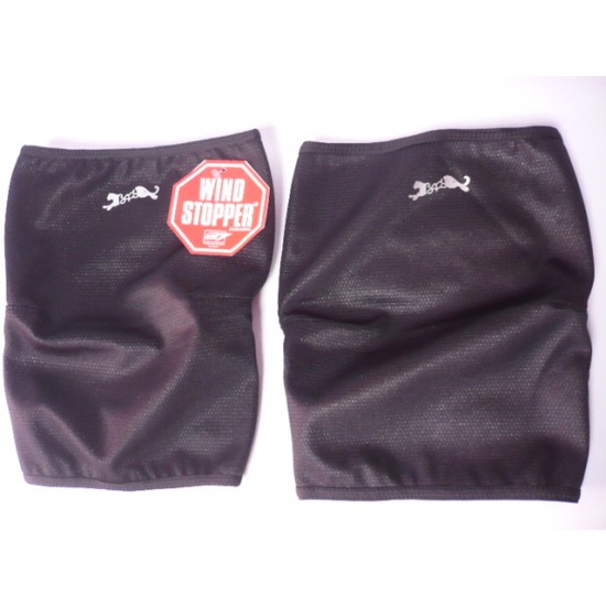 Knee pads -BARS- black, wind stopper matter, universal size