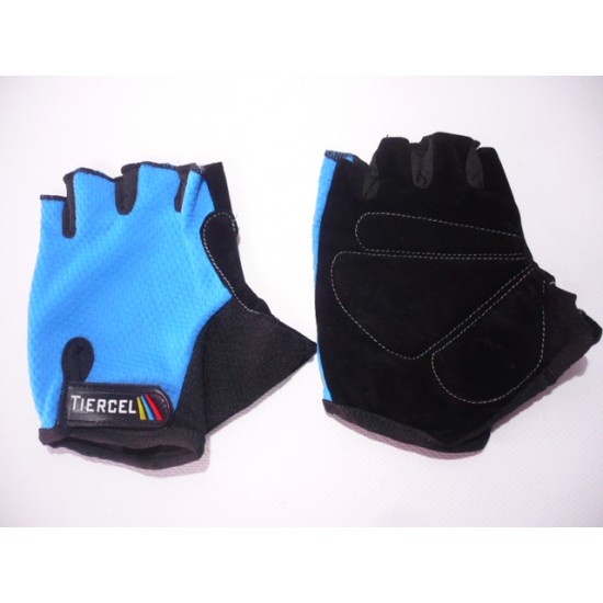 GLOVES -TRICEL- without fingers, blue, size L, model 2341