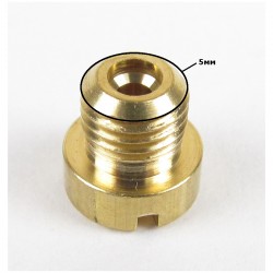 Tryska -DELLORTO- 5mm ZÁVIT 102 MIKRONOVÝ TYP 1486 SHB/PHBD/PHBG (HLAVNÍ TRYSKA) PHBL/VHS (SEKUNDÁRNÍ