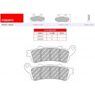 Brzdové destičky -FERODO- FDB2073P (PLATINUM)HONDA Foresight FES 250 ccm 1997-2001 (f), FES Foresight DD 250
