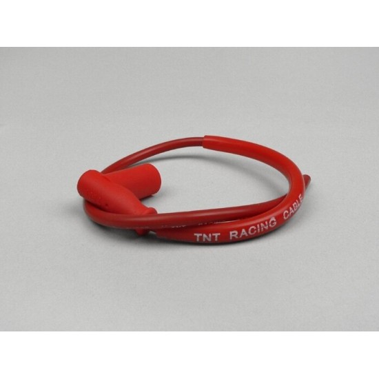 Spark plug cap -TNT Racing- kit with cable, red racing
