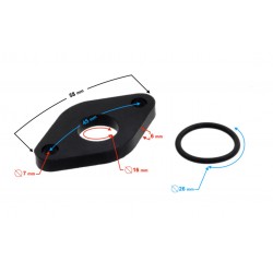 Izolátor příruby -EU- pro rozdělovač GY6 50cc