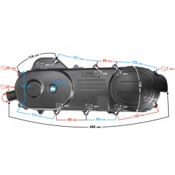 Kryt variátoru -EU- GY6 (4taktní) 50 ccm (139QMA/B) - 46cm