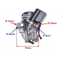 Karburátor -EU- GY6 50CC 139QMB/QMA