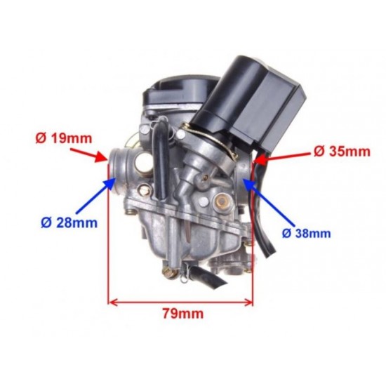 Carburetor  -EU- GY6 50CC 139QMB/QMA
