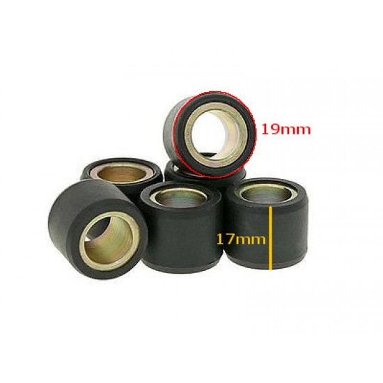 Roller weights -RMS- 19x17mm 13.0g x6