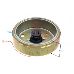 Magnet -EU- GY6 (4-taktní) 50 ccm (139QMA/B)