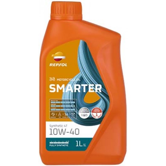 Oil -REPSOL- SMARTER SYNTHETIC 10W40 4T 1L