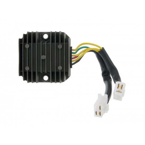 Voltage Regulator -EU- Kymco 125/150/250 Malaguti 125/150 (12V 15A Dc connector 3 pins + connector 3 pins)