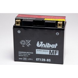 Baterie -UNIBAT- 11Ah 12V gelová YT12B-BS, CT12B-BS