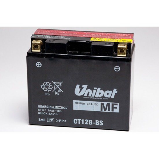 Battery -UNIBAT- 11Ah 12V gel YT12B-BS, CT12B-BS