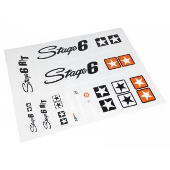 Stickers -Stage 6- 420x594mm for dark surfaces