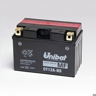 Baterie -UNIBAT- 10Ah 12V gelová CT12A-BS, YT12A-BS
