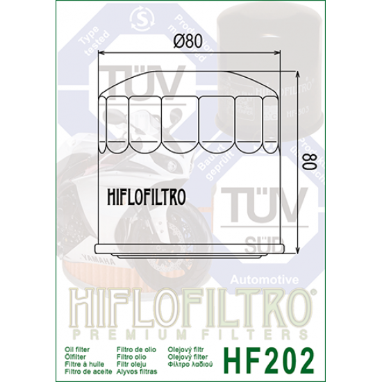 Olejový filtr -HIFLO FILTRO- HF202