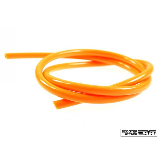 Fuel hose -MOTOFORCE- Ф inner= 5mm, Ф outer = 8mm, lenght= 1000mm, orange