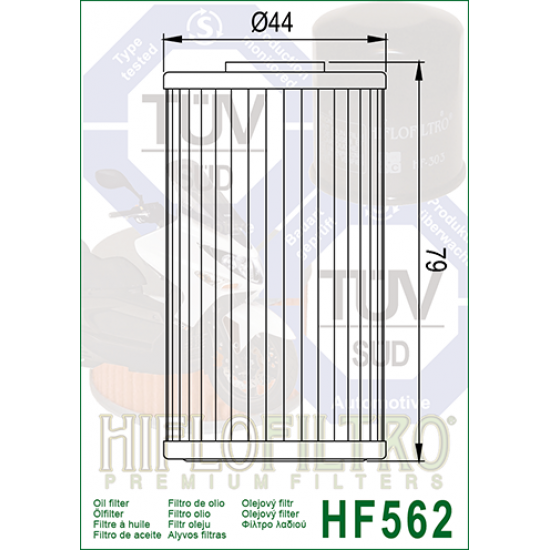 Oil filter -HIFLO- HF562