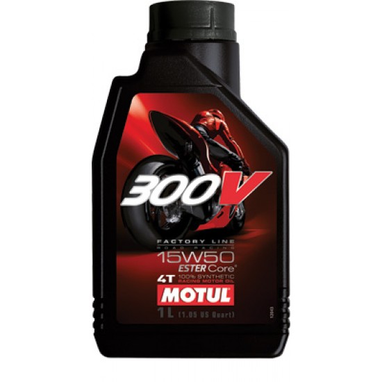 Oil -MOTUL- 300V Factory Line 4T 15W50 1L