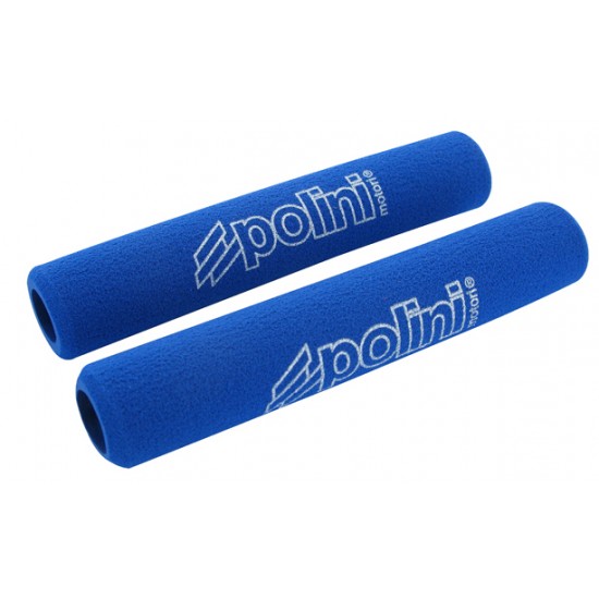 Brake lever sleeves -POLINI- blue 90mm