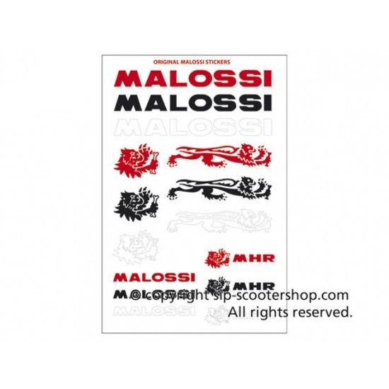 Stickers MALOSSI mini 165mm Х 115mm colorful