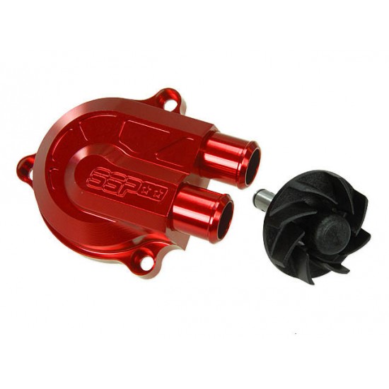 Water pump STAGE 6 +40 more power CNC - red