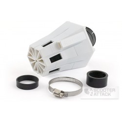 Vzduchový filtr -STR8- bílý úhel=30 stupňů, připojení=28-35mm