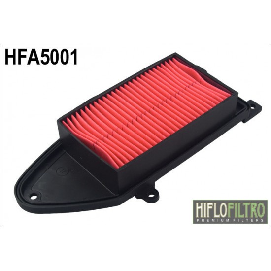 Air filter -HIFLO- HFA5001- KYMCO AGILITY CITY,PEOPLE,SUPER 8 125-200CC / MALAGUTI CIAK 125-200