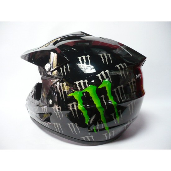 Helmet -EU- Monster cross, black, S, model 2887