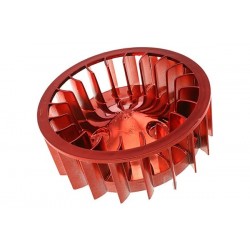 Ventilátor chlazení motoru -STR8- Oversize Minarelli, CPI 50ccm - ČERVENÝ