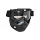 Goggles -EU- with removable mask, transparent viewfinder