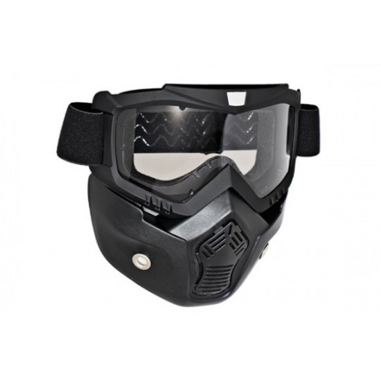 Goggles -EU- with removable mask, transparent viewfinder