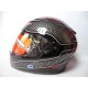 Helmet -HD- Carbone,black with red, size L