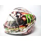 Helmet -S2- Monster white with red, size XL