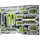 Stickers kit 325х460mm MONSTER cutted out