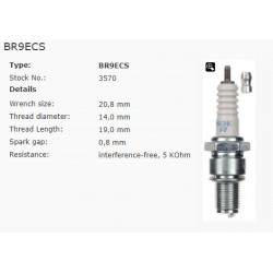 Zapalovací svíčka -NGK- BR9ECS 4677