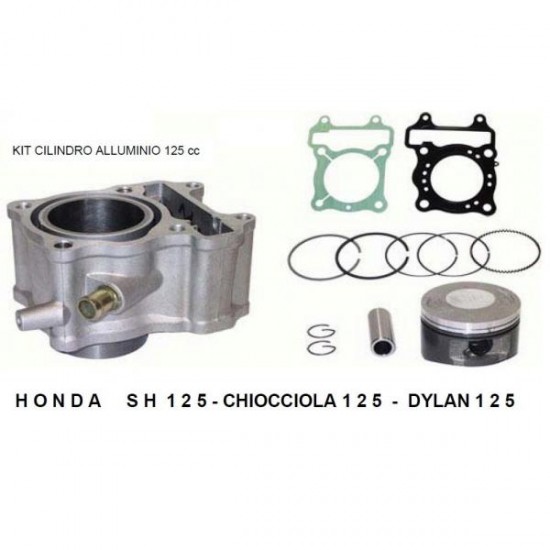 Cylinder kit -RMS EVO K- 150cc Honda SH,@,S-WING PANTHEON PS DYLAN, KEEWAY OUTLOOK 150cc