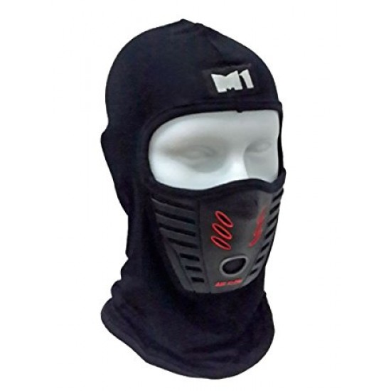 Face mask -EU- AIR FLOW, black, universal size