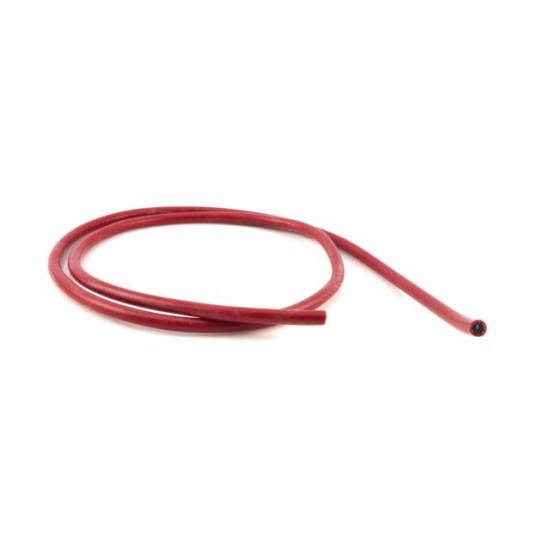 Spark plug cable -BERU- ф7mm 100см silicone red/ per linear meter