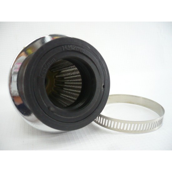 Air filter -EU- SPORT paper connection with adapters Ф=28,35,43mm, 62mm height