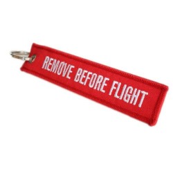 Klíčenku REMOVE BEFORE FLIGHT