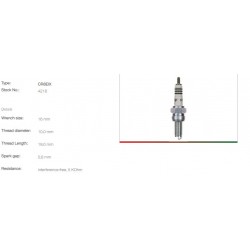 Zapalovací svíčka -NGK IRIDIUM - CR8EIX 4218