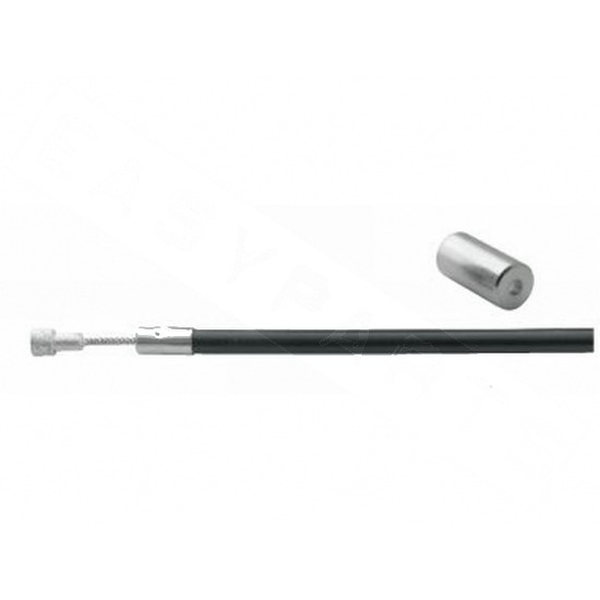 Brzdové lanko -NOVASCOOT- univerzální s krytem, pro spojku nebo brzdu, lanko - 2000mm x 1,5mm, kryt - 1650mm, konec 3-5mm