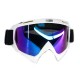 Goggles  -EU- motocross A23 white frame, mirror viewfinder
