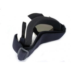 Brýle -EU- motokrosové A23 bílý rám, zrcadlový hledáček