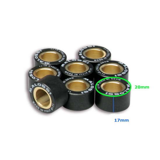 Rollers -MALOSSI- 20x17mm 8.00g - 6pcs