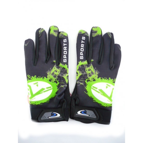 Gloves -EU- model A28, GREEN, universal size